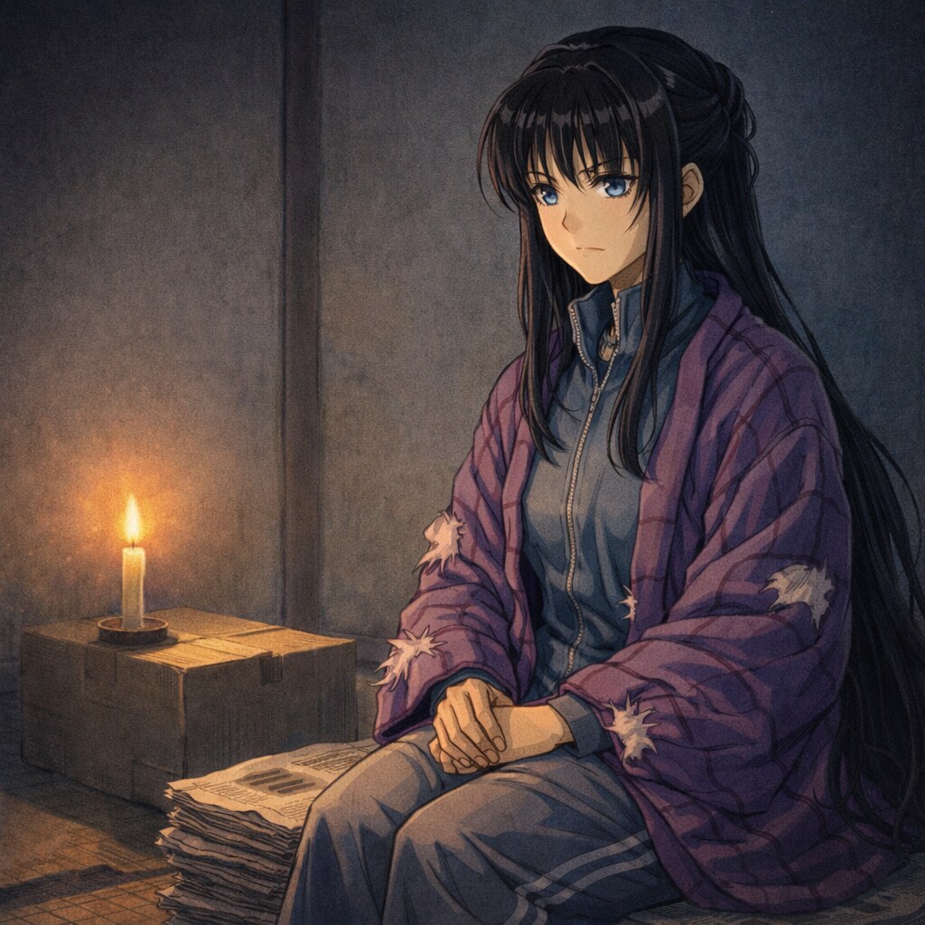 着たきり雀半纏美人