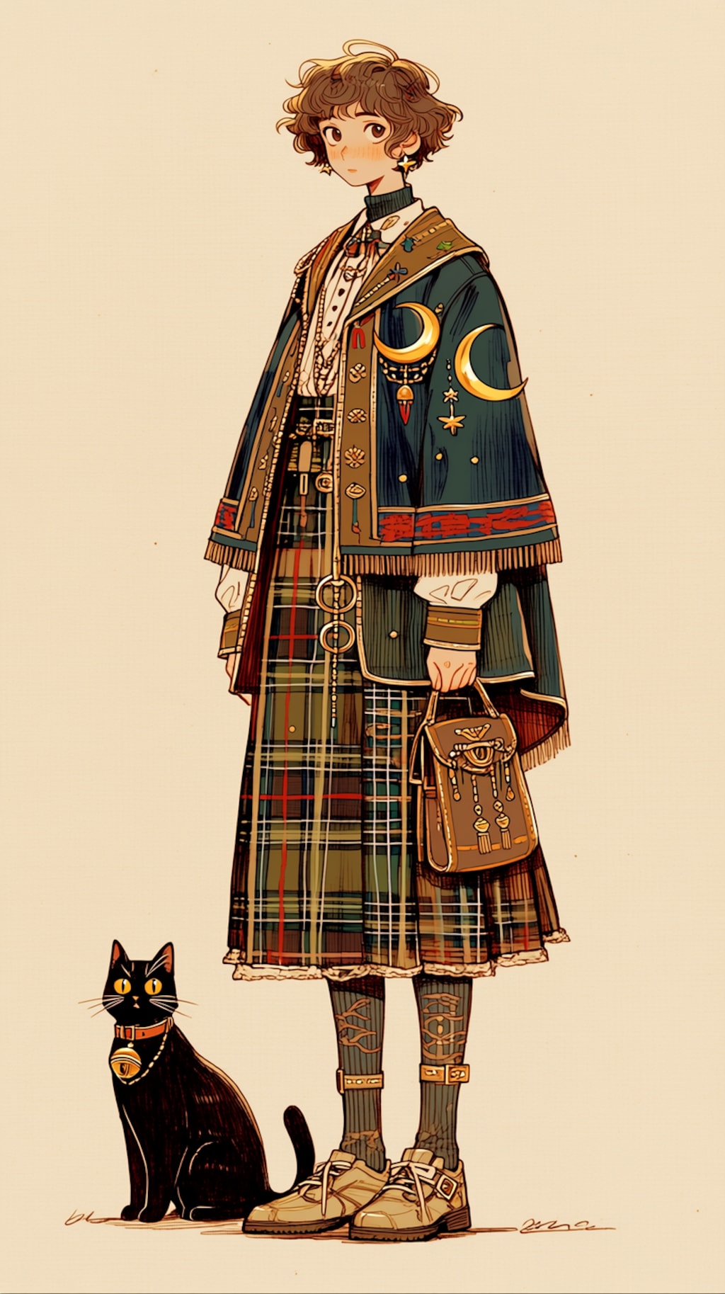 猫と一緒に。