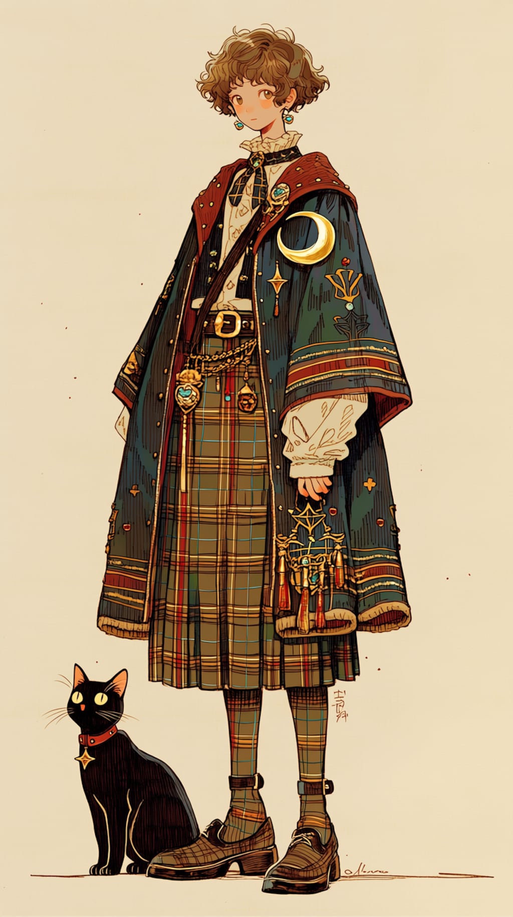 猫と一緒に。