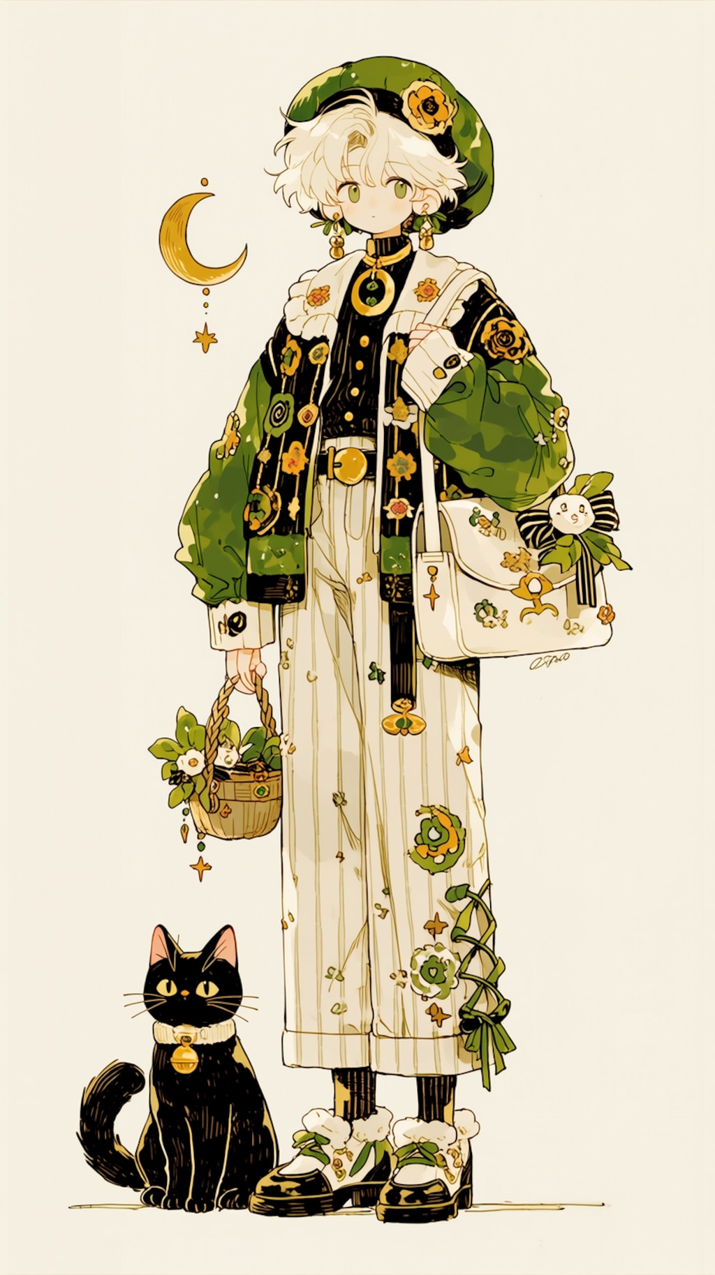 猫と一緒に。