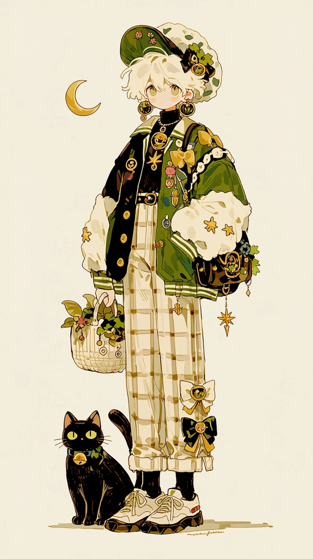 猫と一緒に。