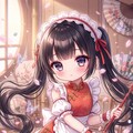 紅蓮舞姫の竹影幻想 2枚目