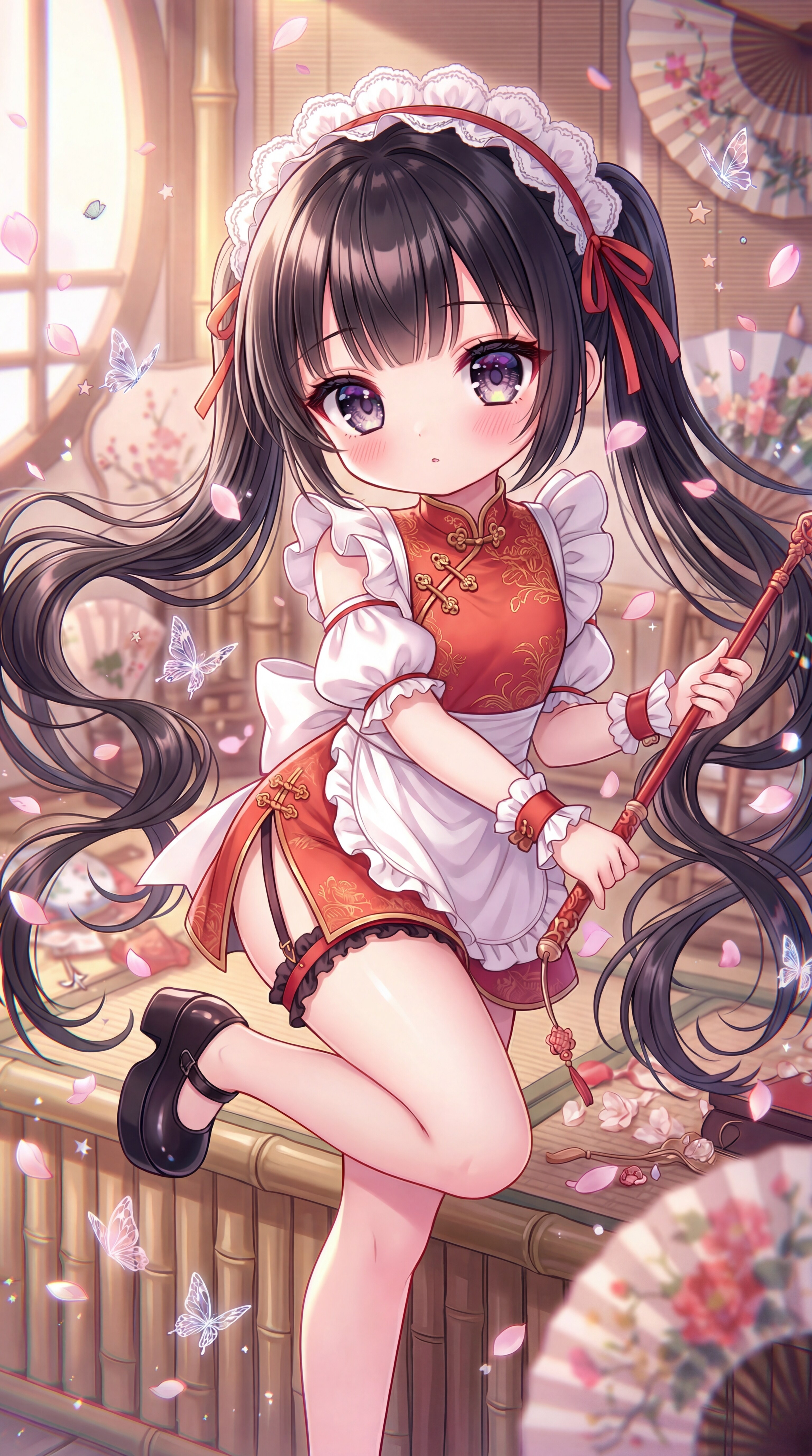 紅蓮舞姫の竹影幻想