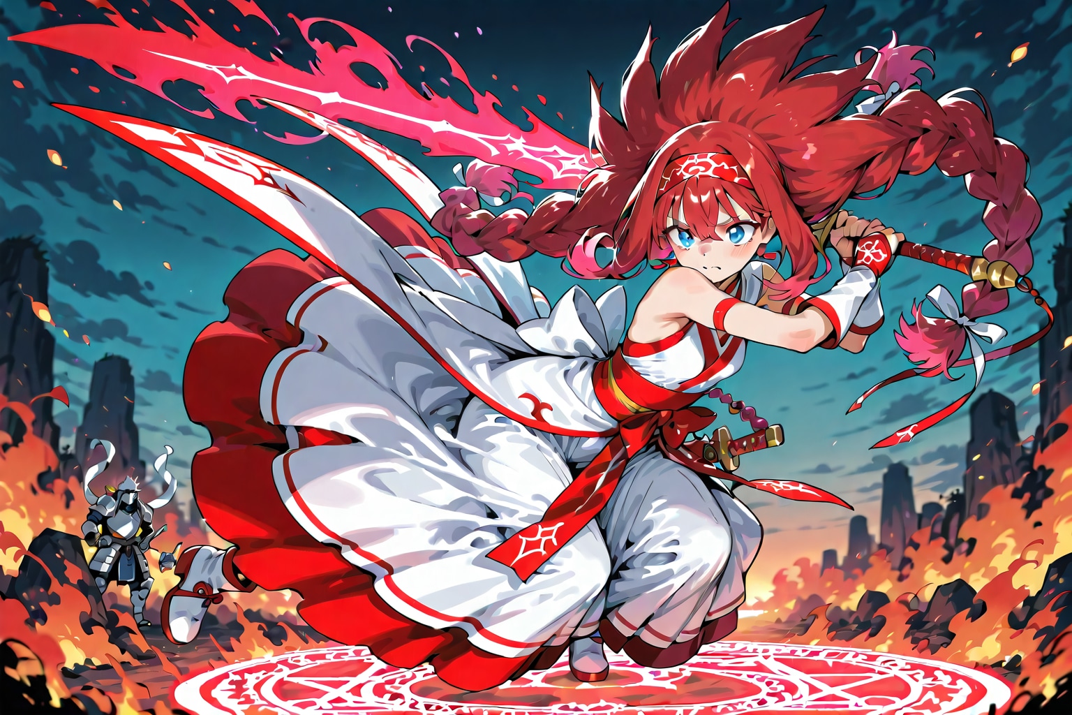 炎（ほむら）の一閃 | の人気AIイラスト・グラビア