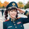 軍人コスプレ女子03 2枚目