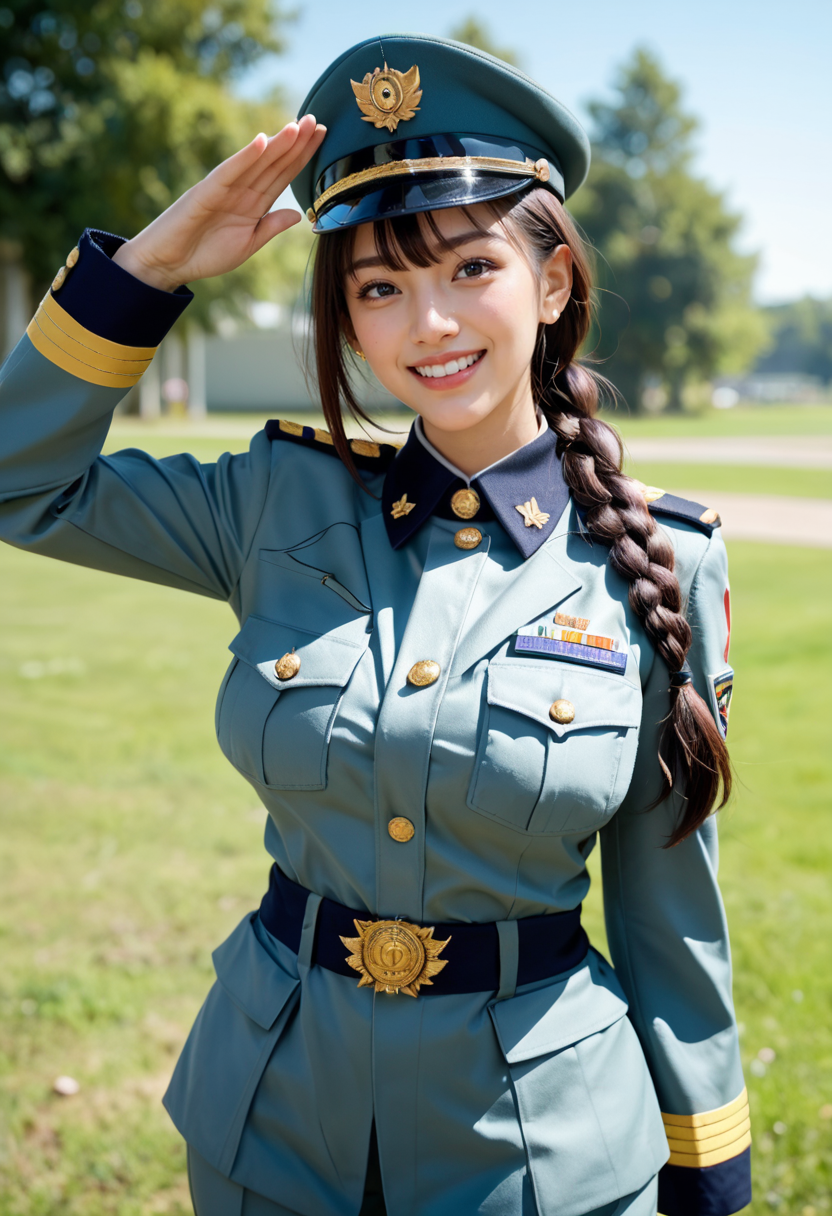 軍人コスプレ女子03