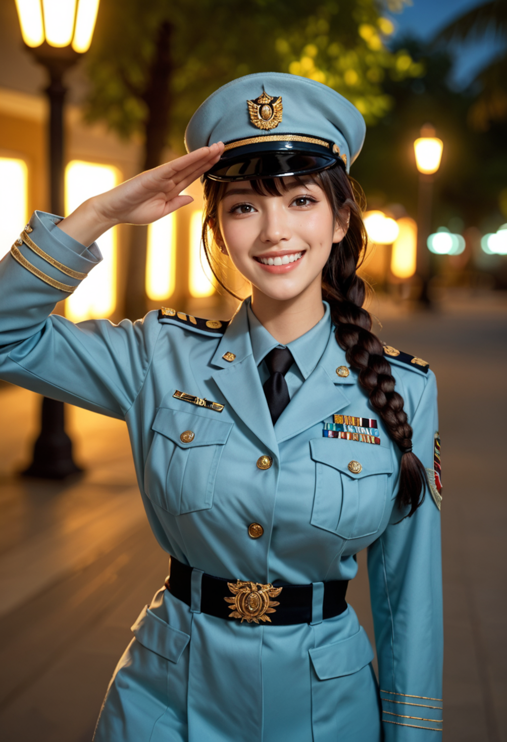軍人コスプレ女子03