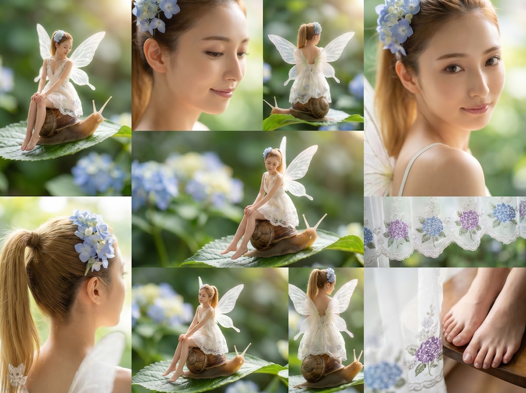 紫陽花の妖精