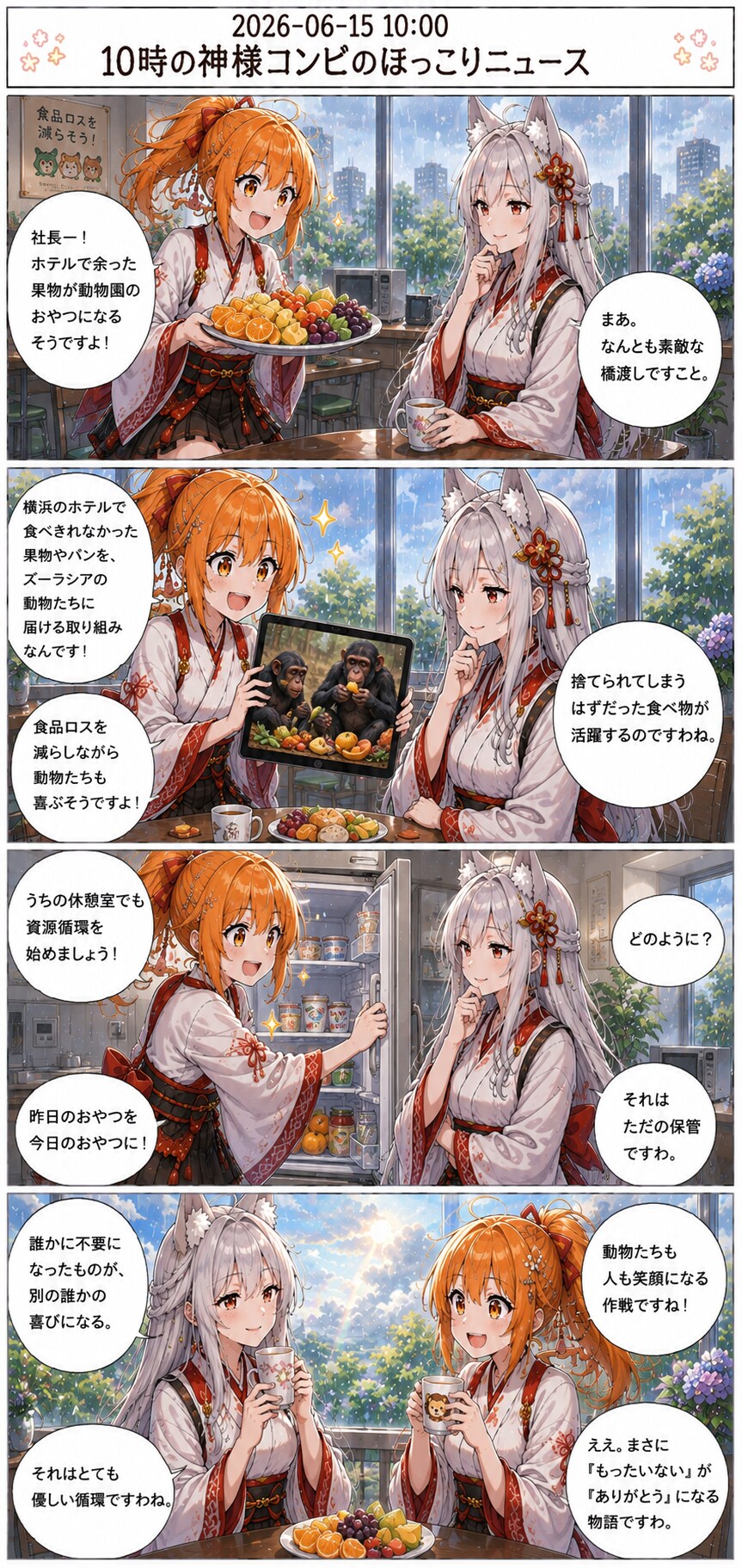 毎日漫画　10時　ほっこりニュース