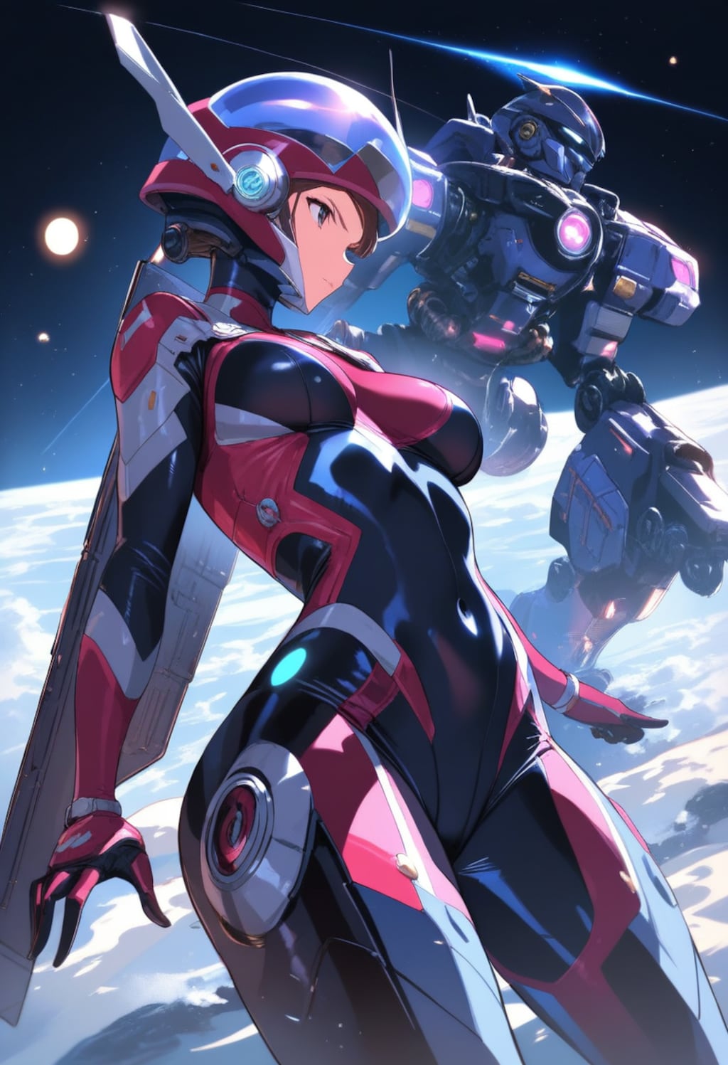 女性搭乗員EV中