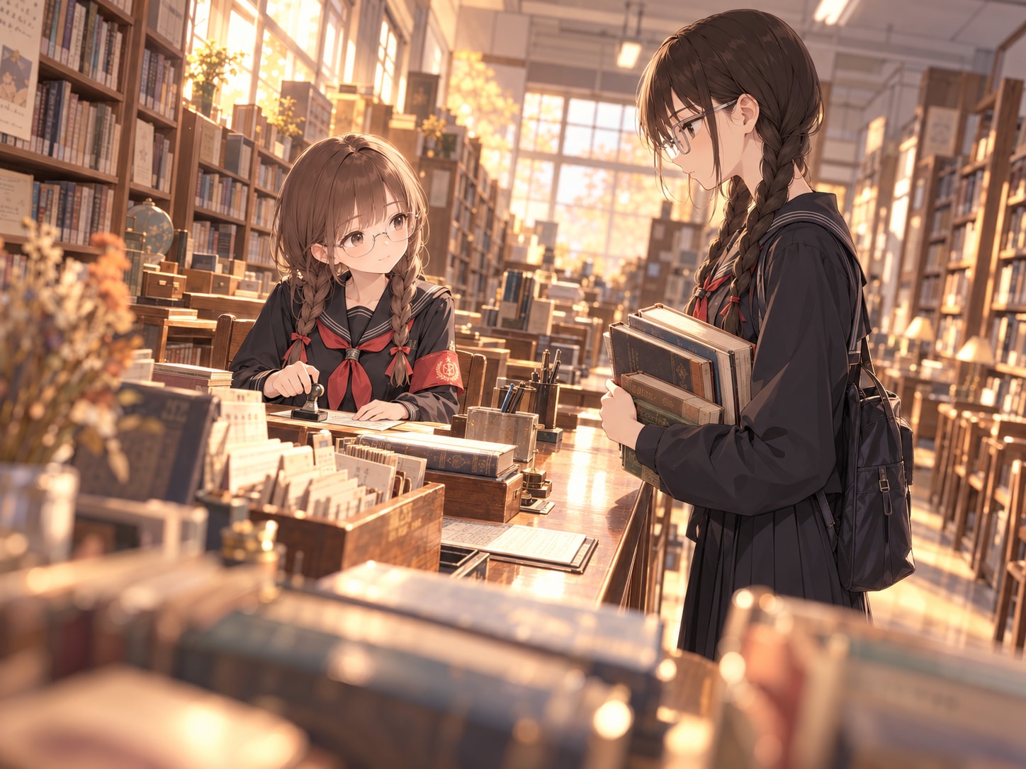 図書館［ＦＡ] | の人気AIイラスト・グラビア