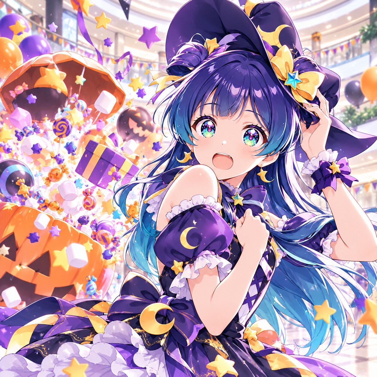 びっくりハロウィンパーティー（２）３時のアイドル　GPTimages2.5 | の人気AIイラスト・グラビア