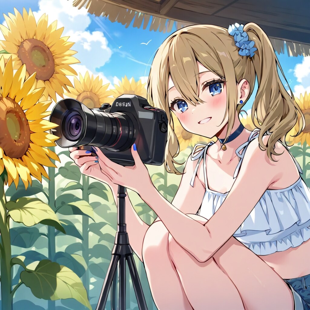 早坂さんカメラにはまる | の人気AIイラスト・グラビア