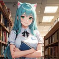 猫耳図書館のし〇ょちゃん風_20231103 3枚目
