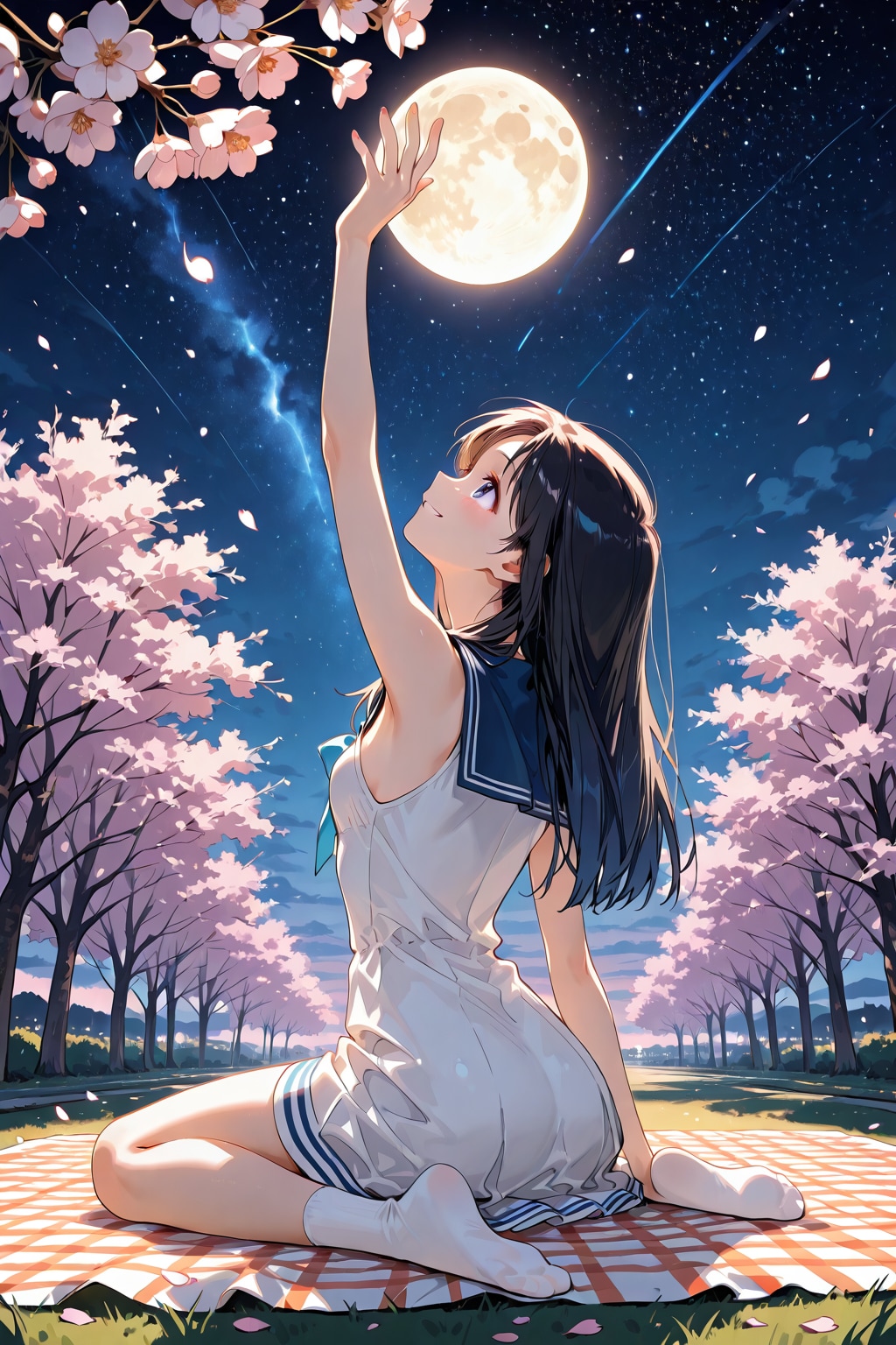 夜桜
