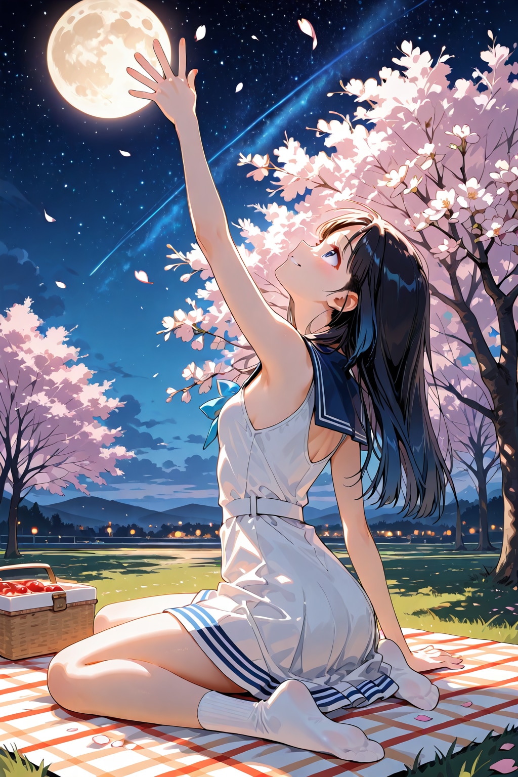 夜桜