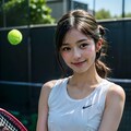 スポーツ女子(テニス編) 12枚目