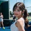 スポーツ女子(テニス編) 2枚目