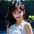 スポーツ女子(テニス編) 5枚目