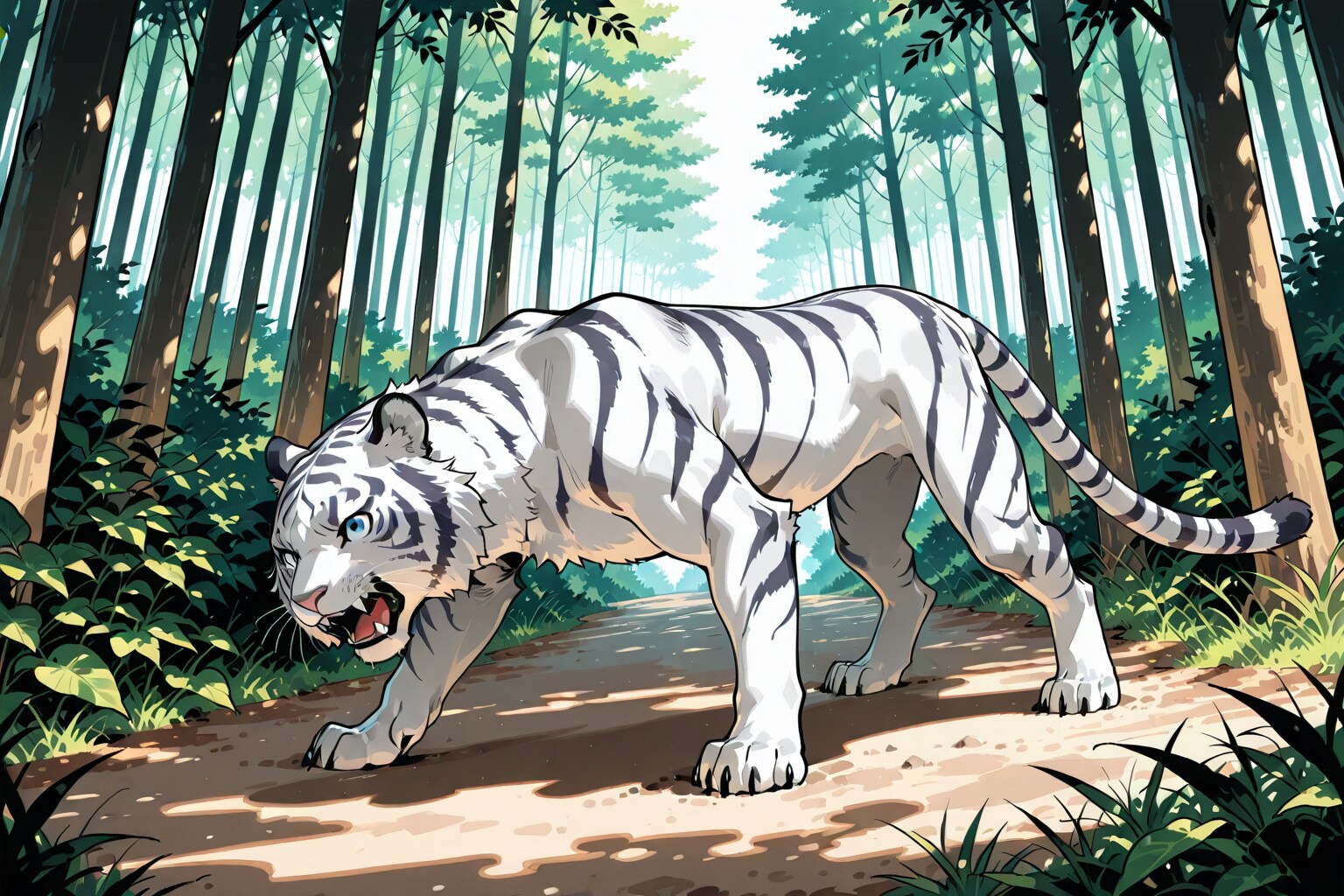 白虎 | の人気AIイラスト・グラビア