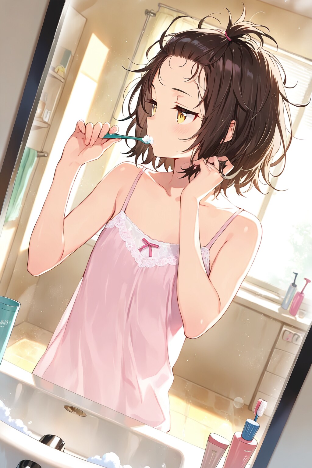 寝起き