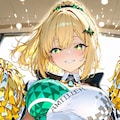 金髪チアガール 2枚目