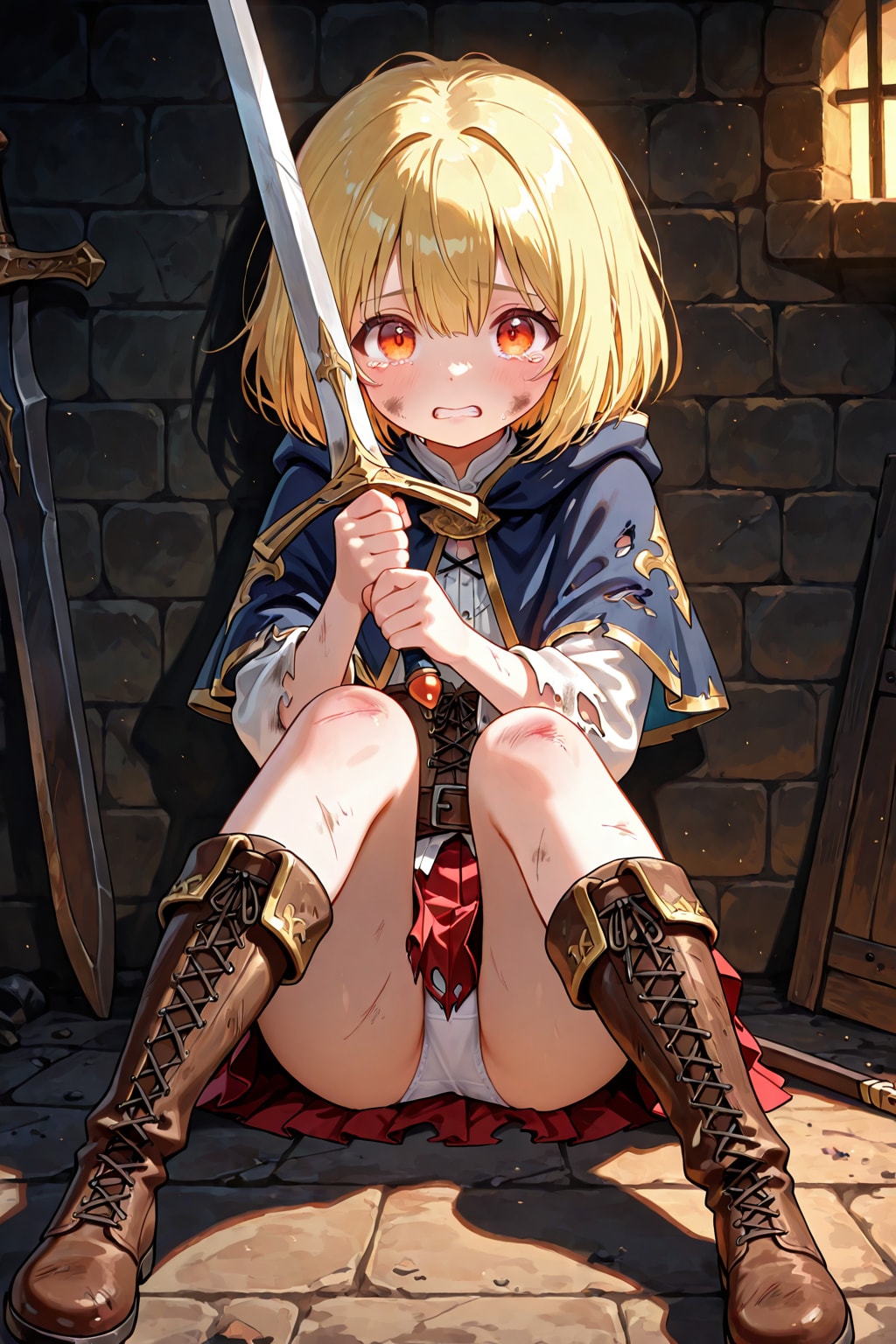 追い詰められた冒険者