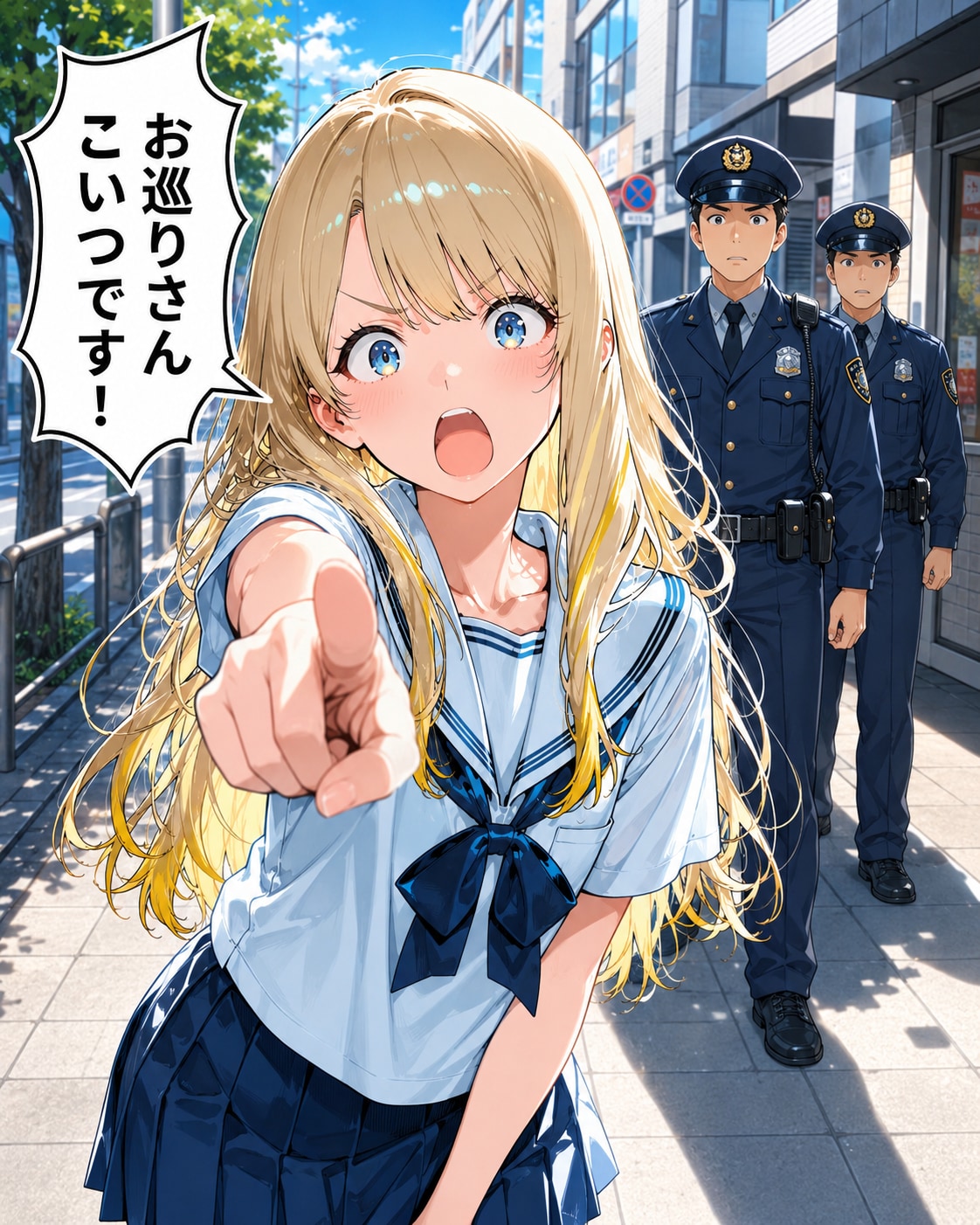 お巡りさんこいつ(viewer)です!!
