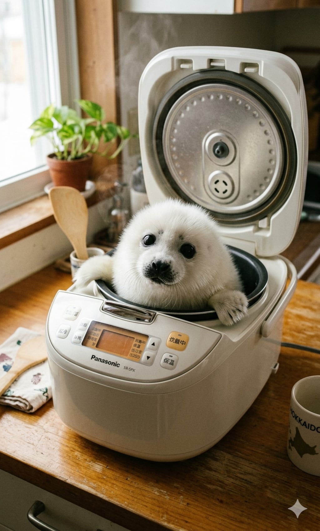 【動物】炊きたてご飯？