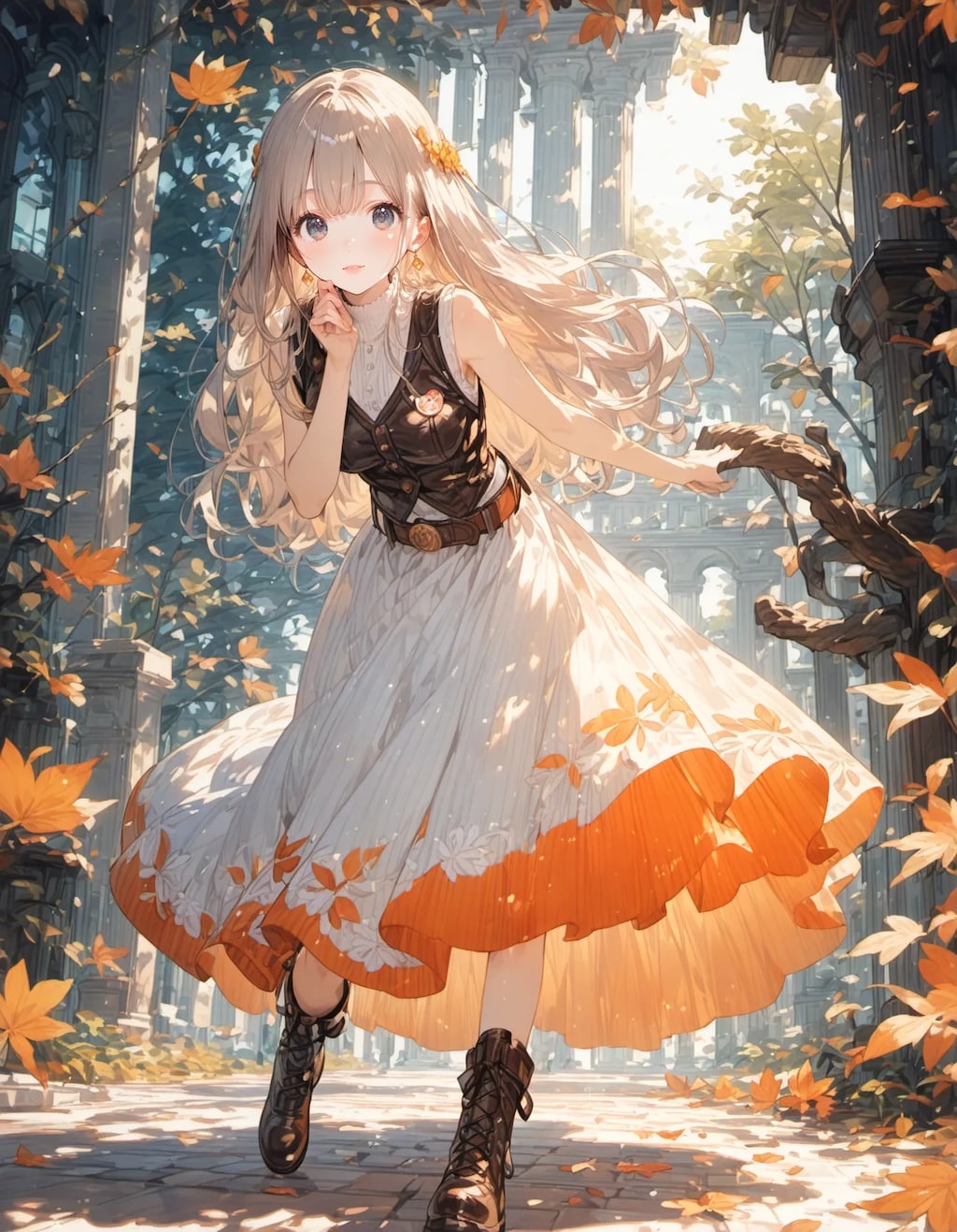 The Amber Waltz Among the Pillars