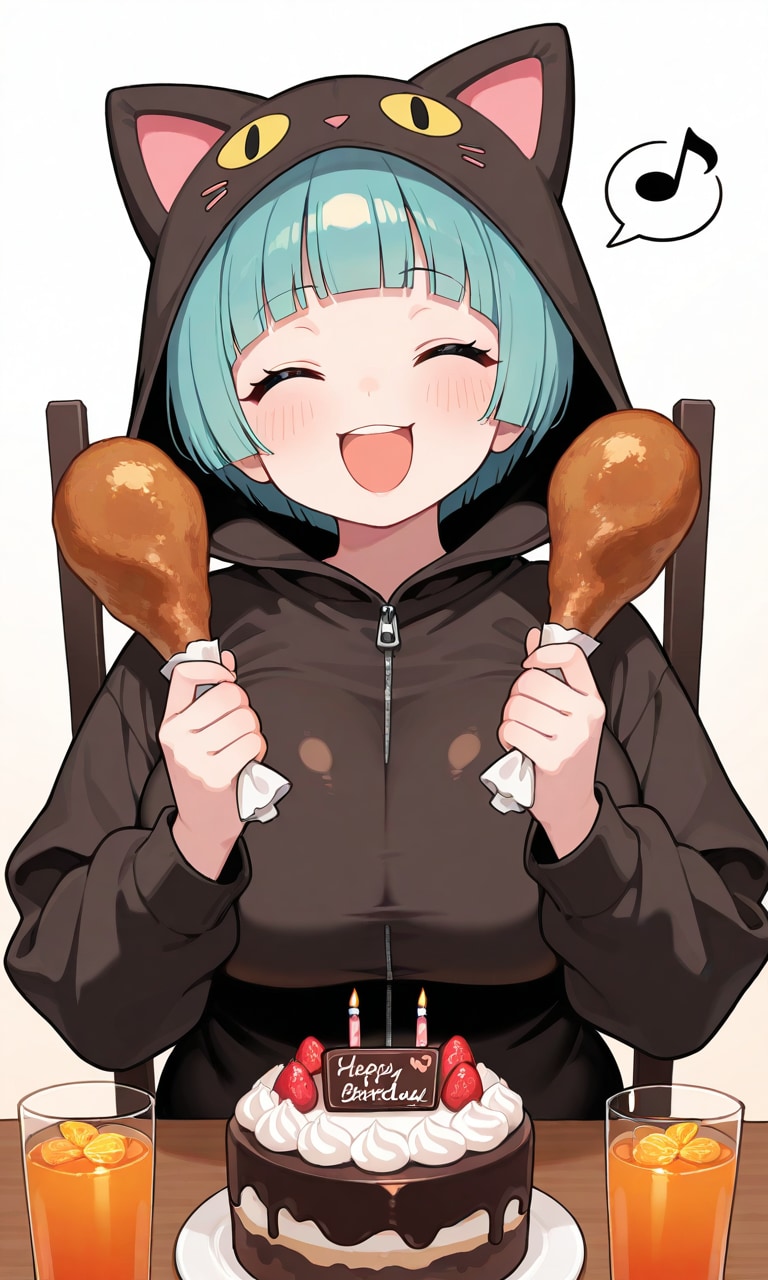 めぐちゃんのチートデー🎂 | の人気AIイラスト・グラビア