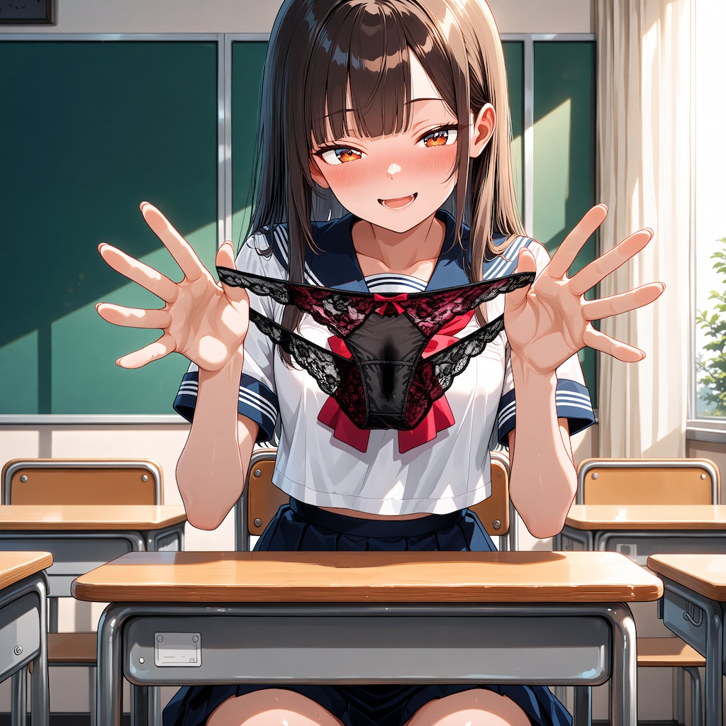 さっきまで穿いてました1