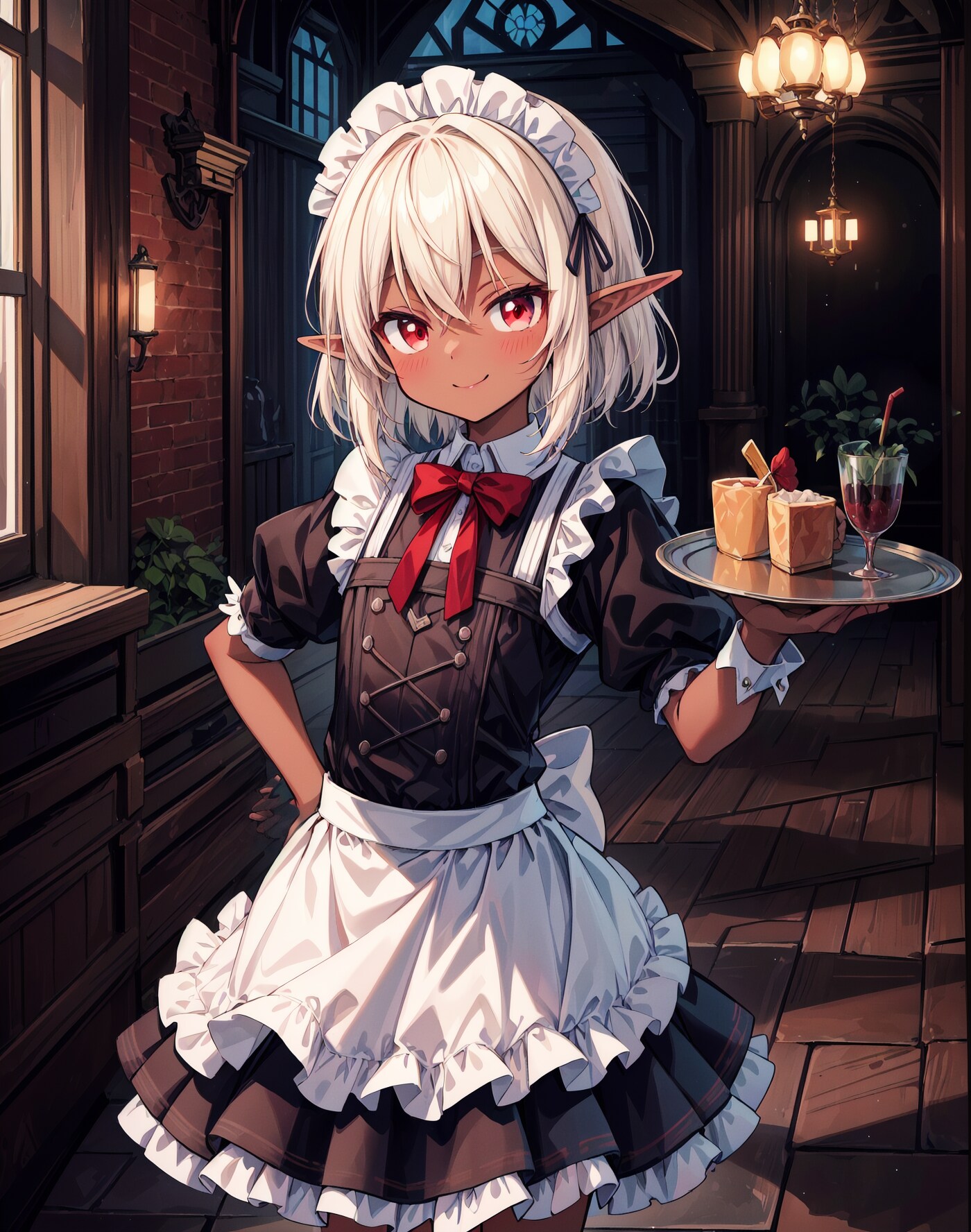 ダークエルフちゃんメイド