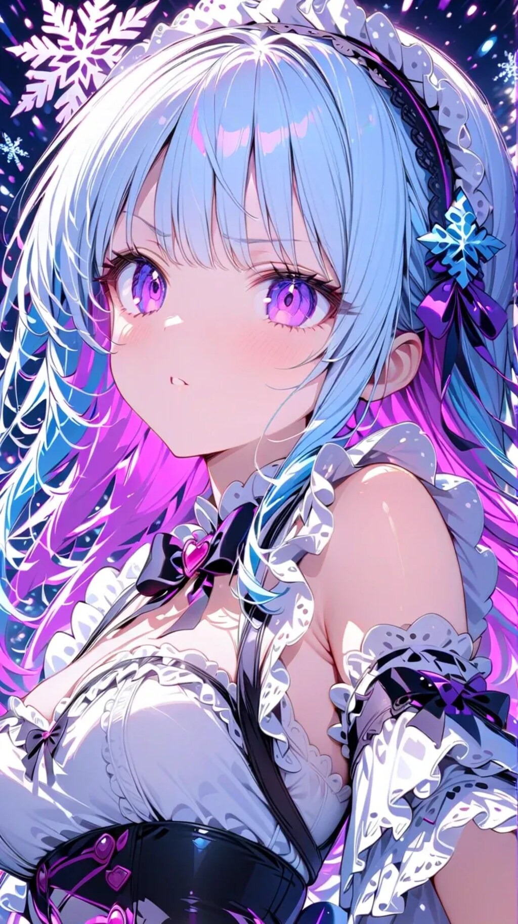 カッコいい表情のスーパーメイド