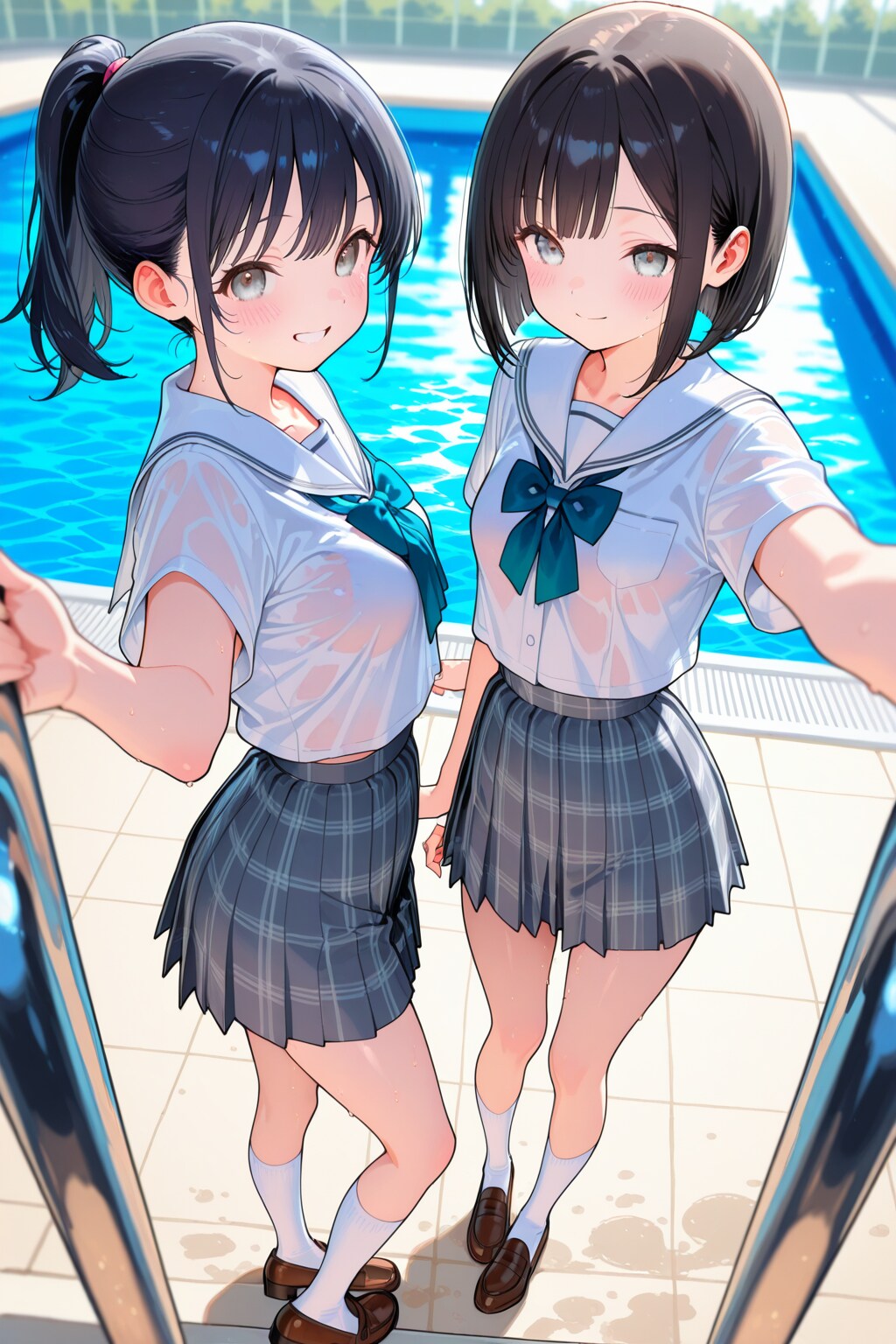 ここがプールだよ〜