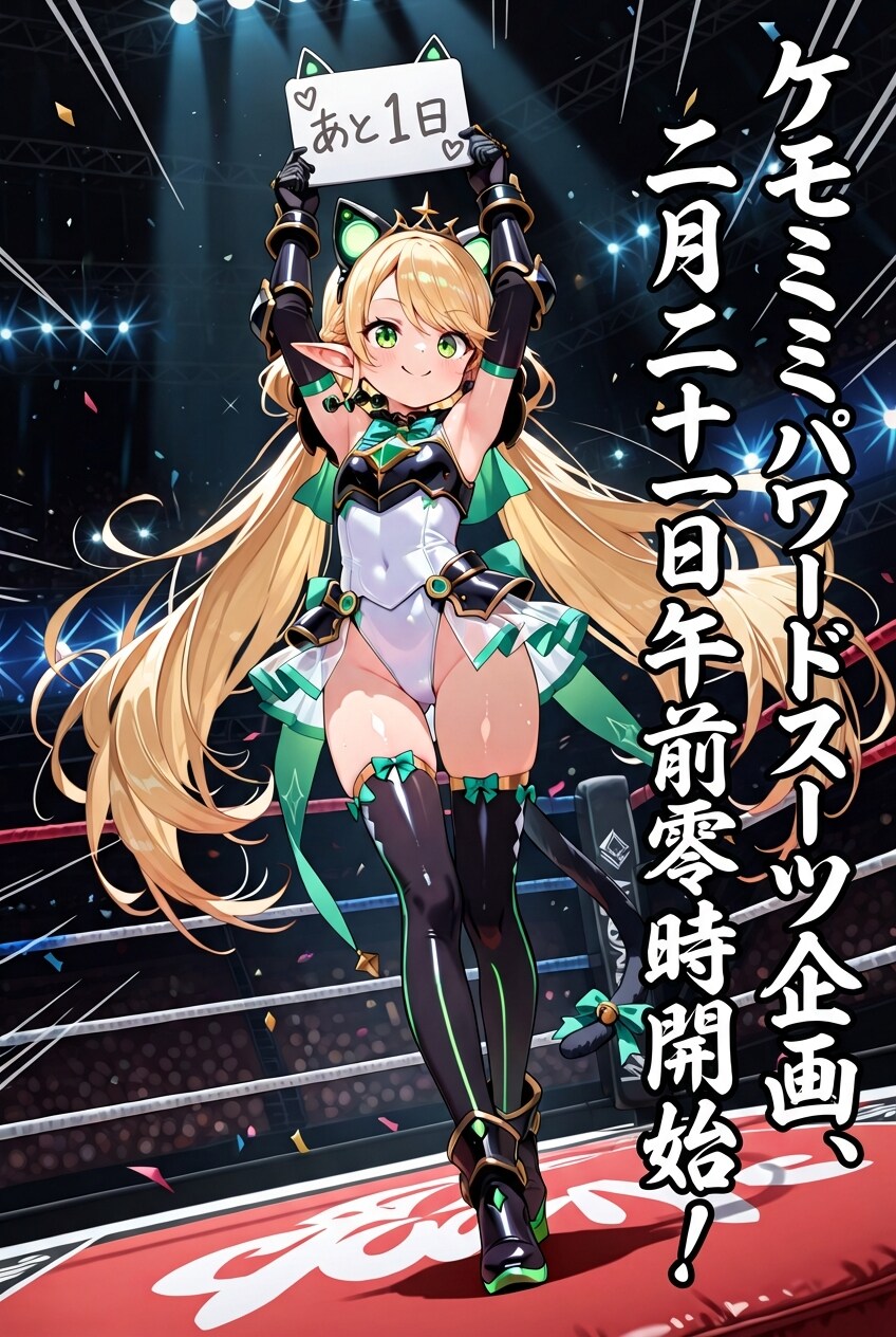 ケモミミパワードスーツ企画は２月２１日０：００開始！