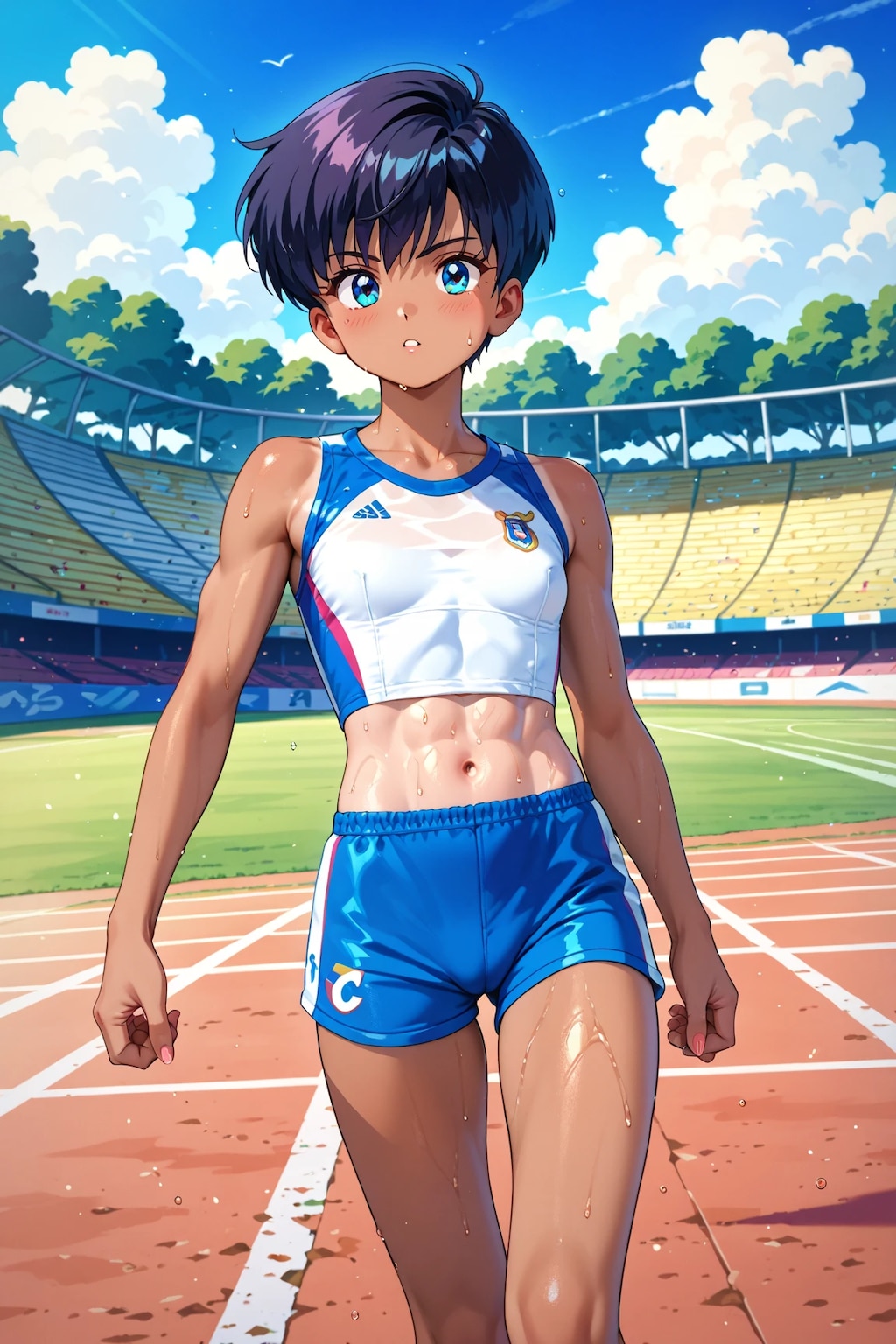 陸上女子詩乃ちゃん～80年代な姿～