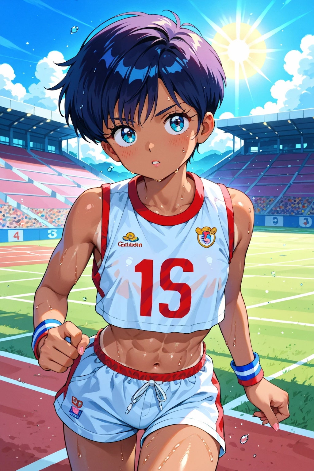 陸上女子詩乃ちゃん～80年代な姿～