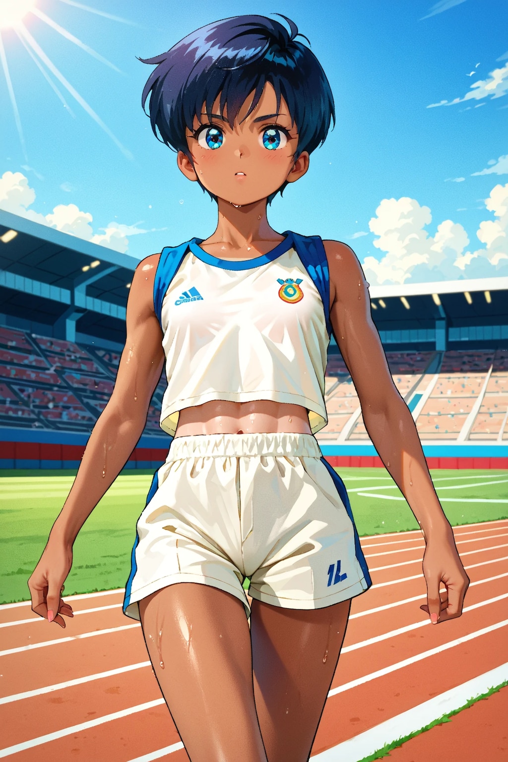 陸上女子詩乃ちゃん～80年代な姿～