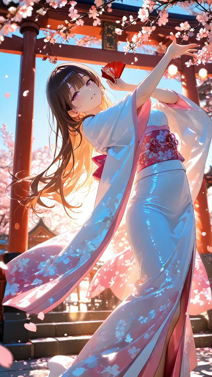 扇子女子 | の人気AIイラスト・グラビア