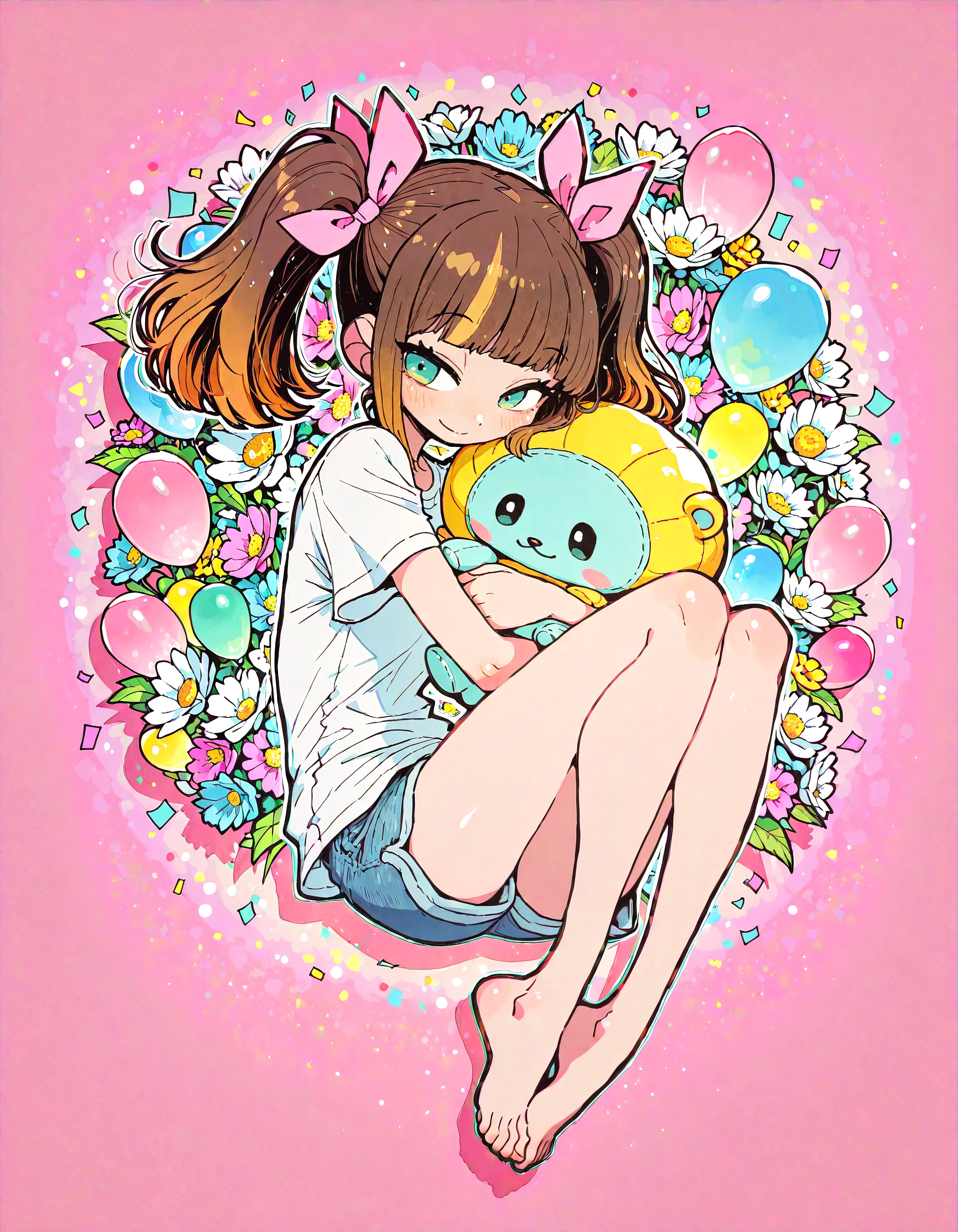 Floating Floral Dreams | の人気AIイラスト・グラビア