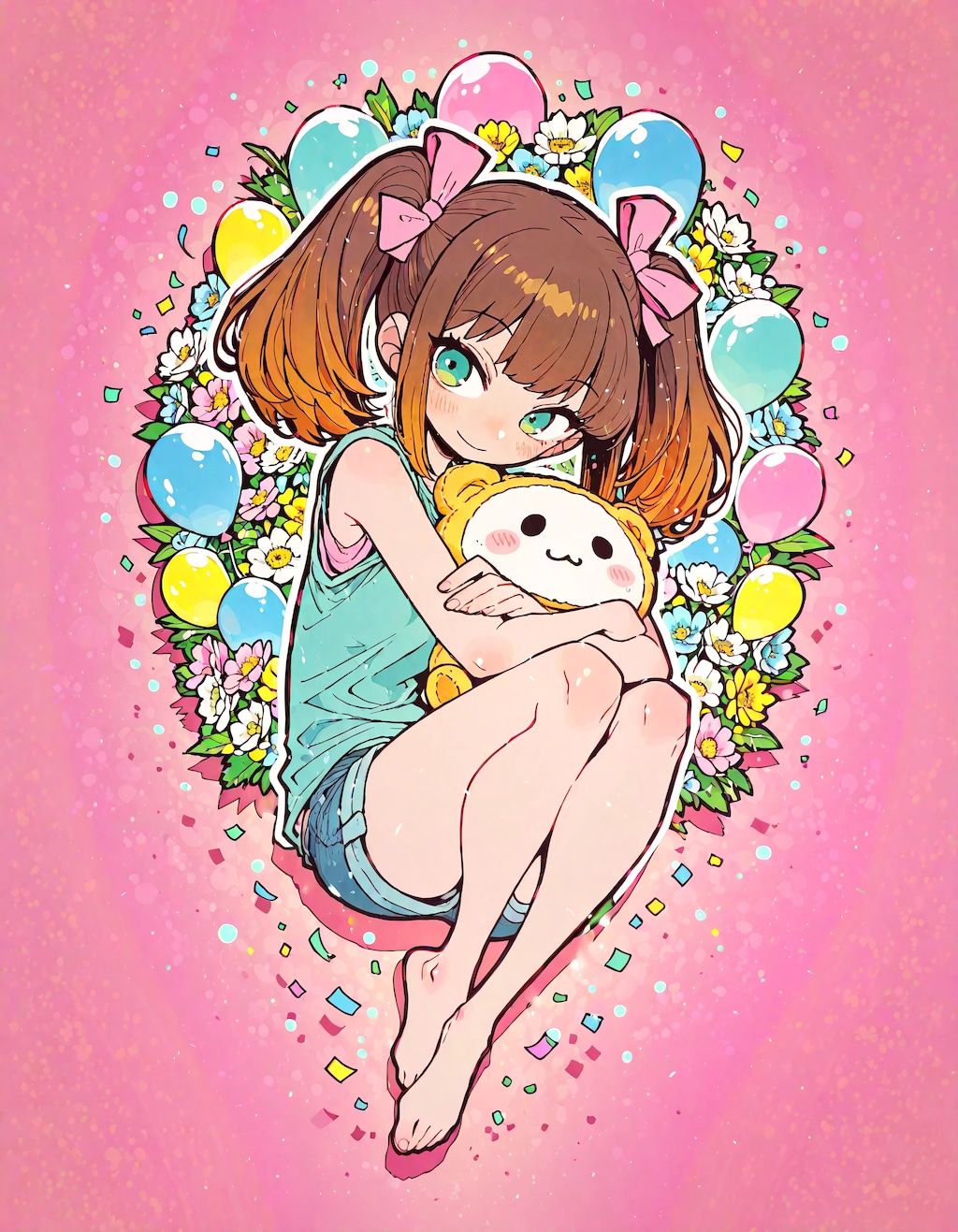 Floating Floral Dreams