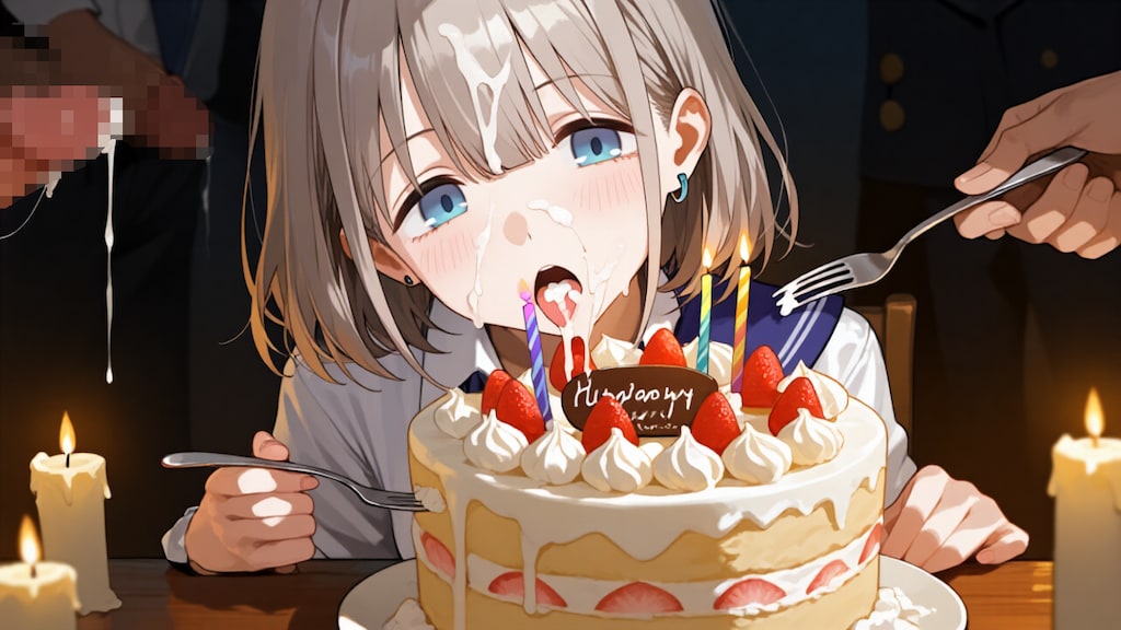 精液でお祝い　芹沢あさひ