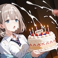 精液でお祝い　芹沢あさひ 4枚目