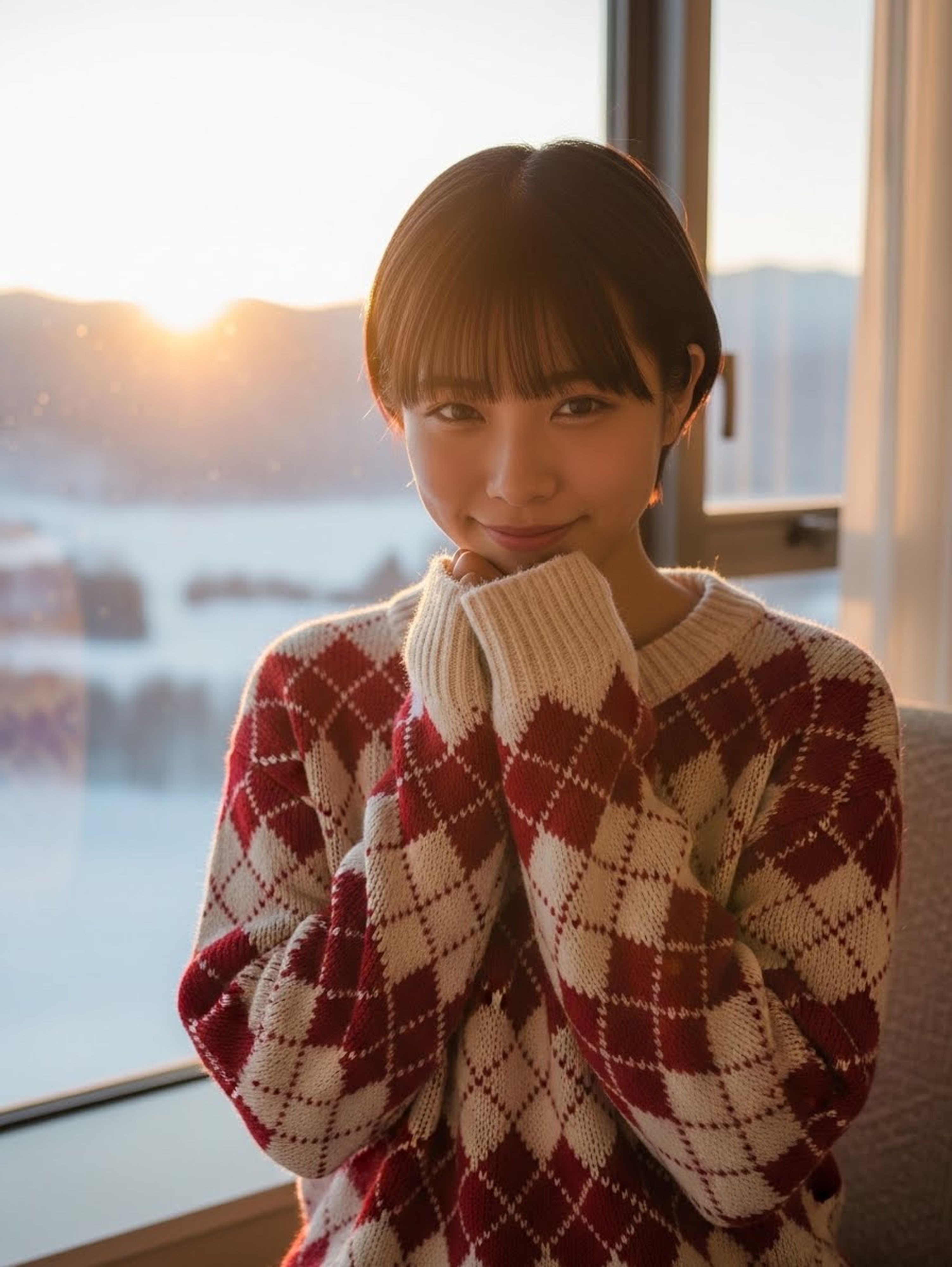 さむい～！（於スキーリゾート） | の人気AIイラスト・グラビア