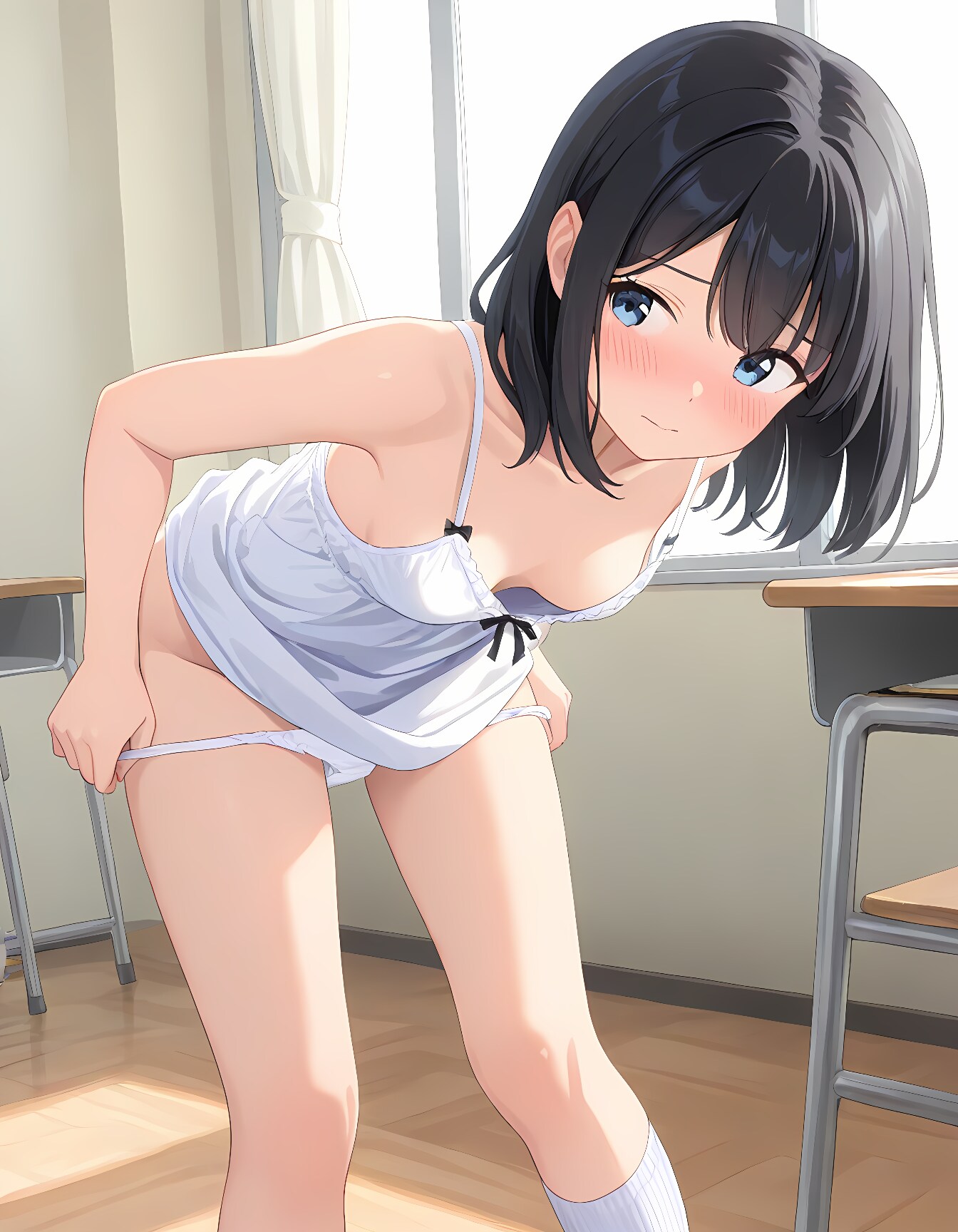 それも脱いで
