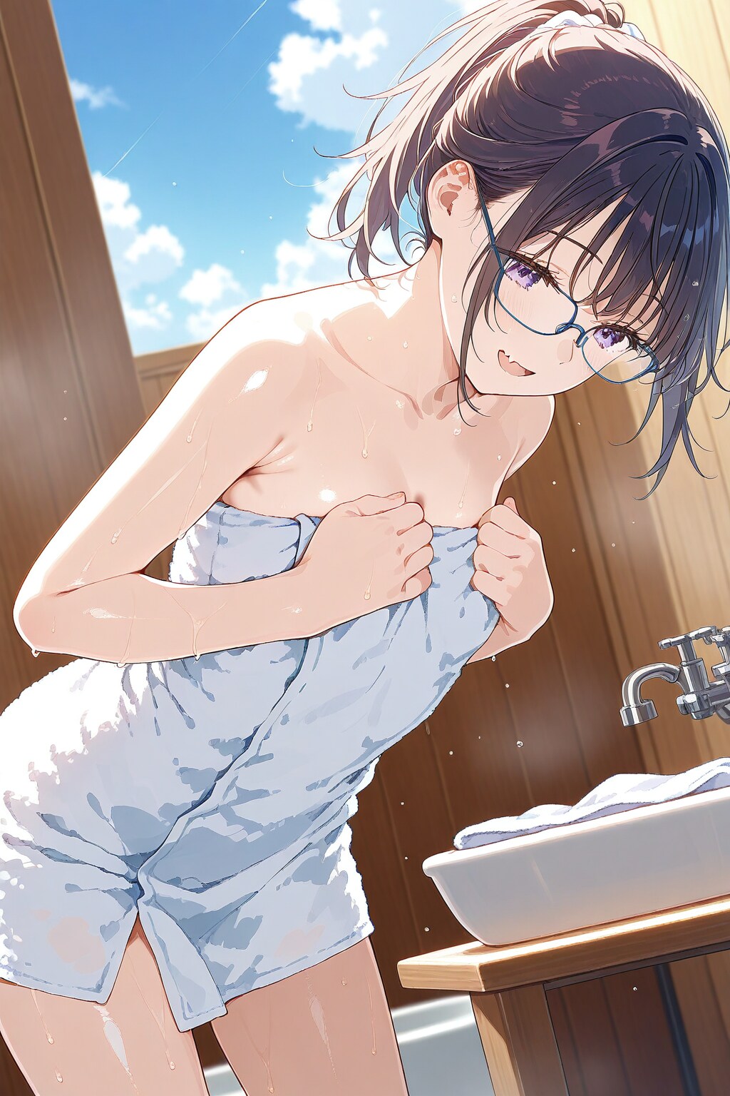 サウナみたいな暑さだね