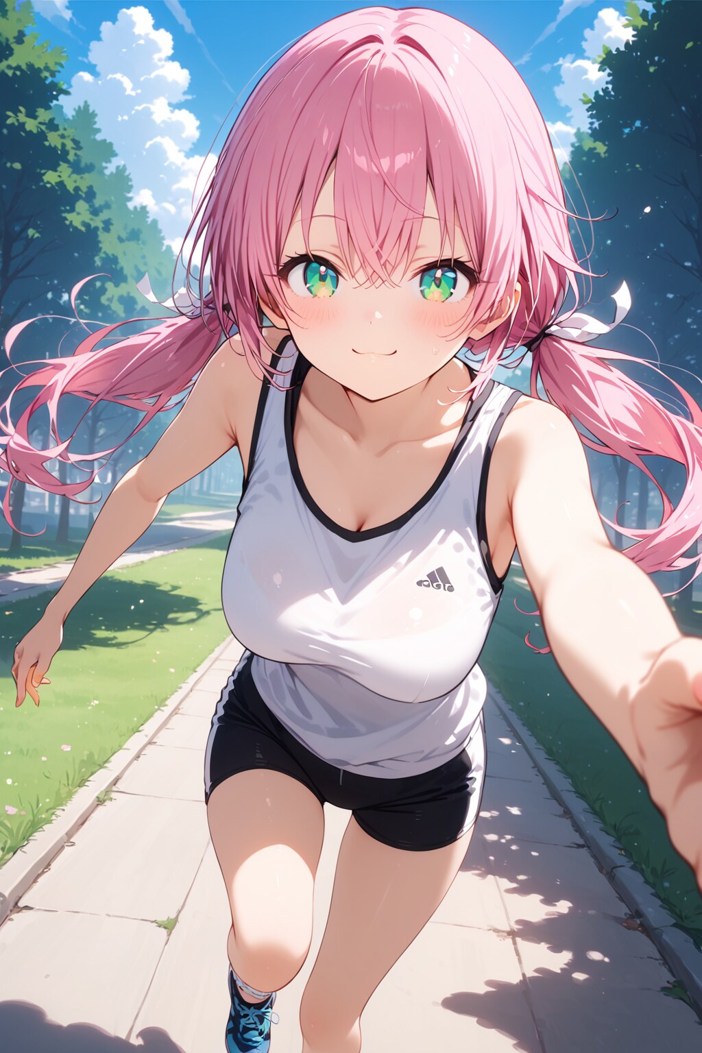 ランニング桃花