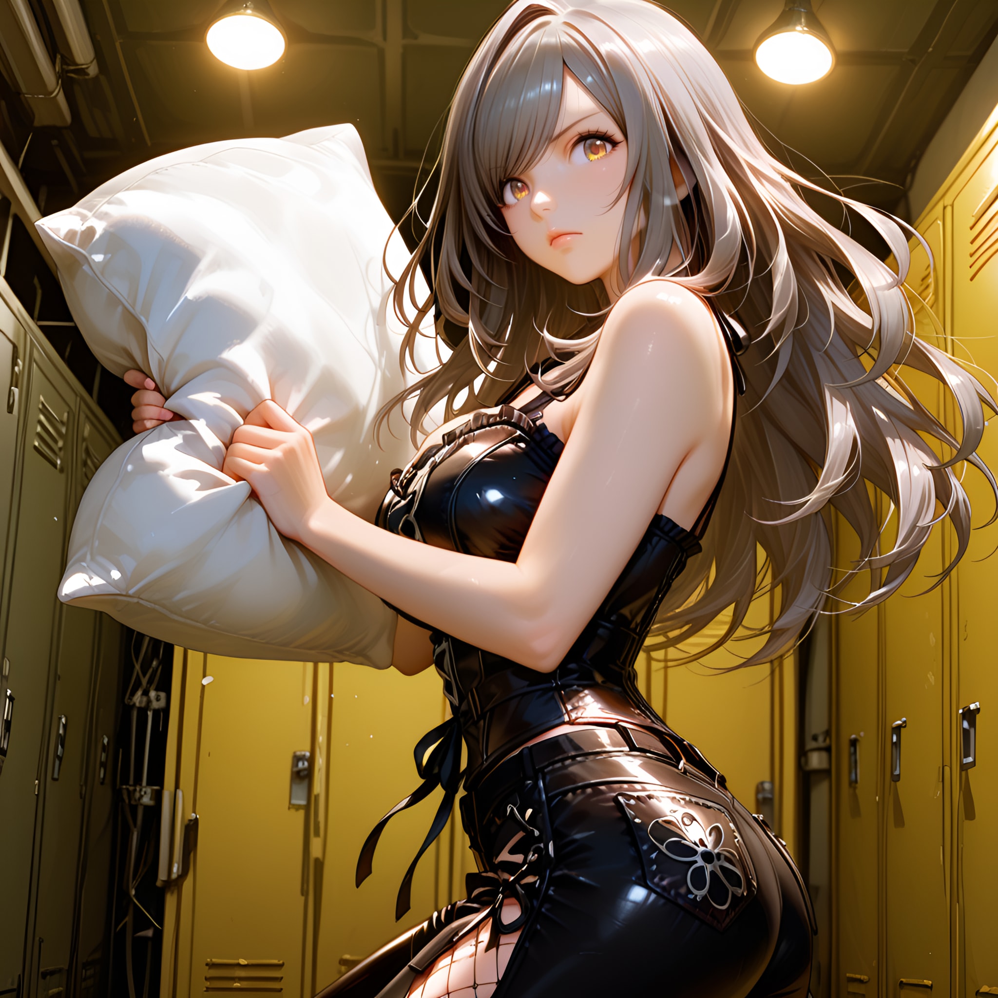 朝比奈月愛（AsahinaKagura）何のために枕が必要なんだよ | の人気AIイラスト・グラビア