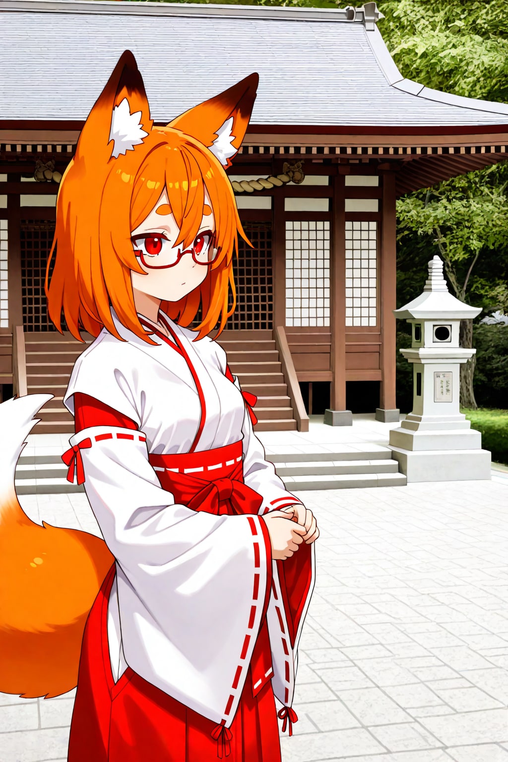 お狐巫女